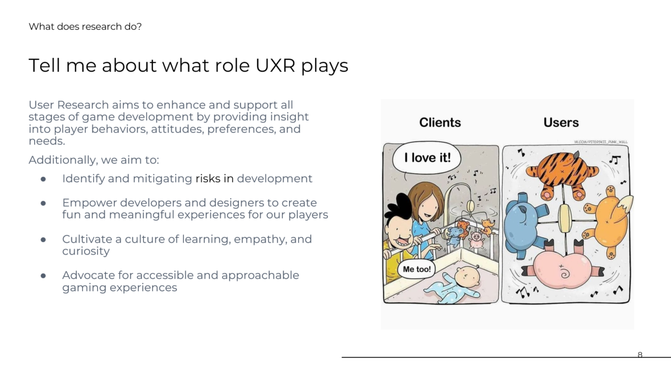 Building For Our Players slide