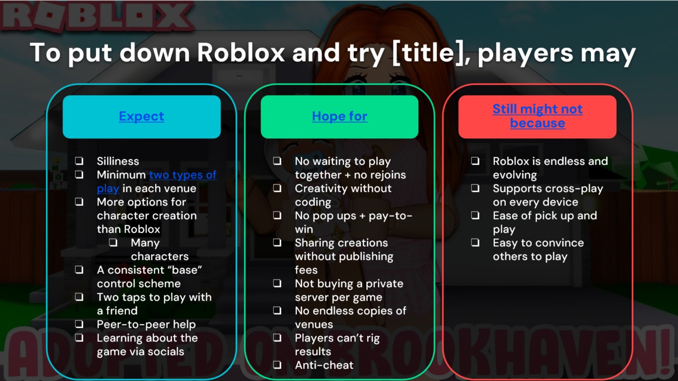 What Roblox players expect, hope for, and remain skeptical of