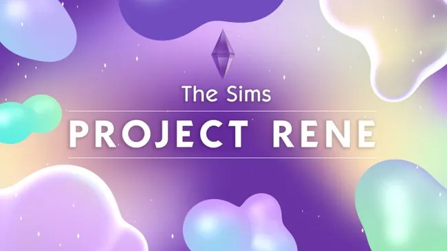 The Sims: Project Rene title screen